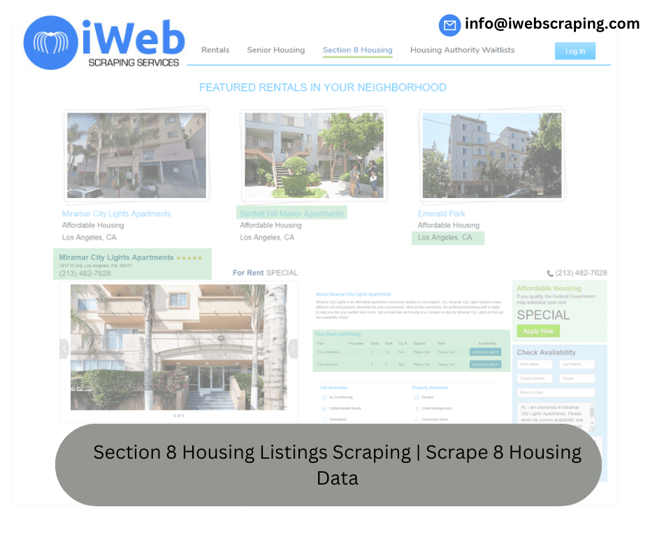 Section 8 Housing Listings Scraping | Scrape 8 Housing Data