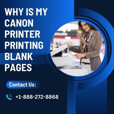 Why Is My Canon Printer Printing Blank Pages? Easy Guide