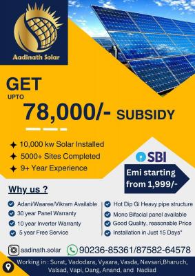 Aadinath Solar - Leading Solar Provider in Surat