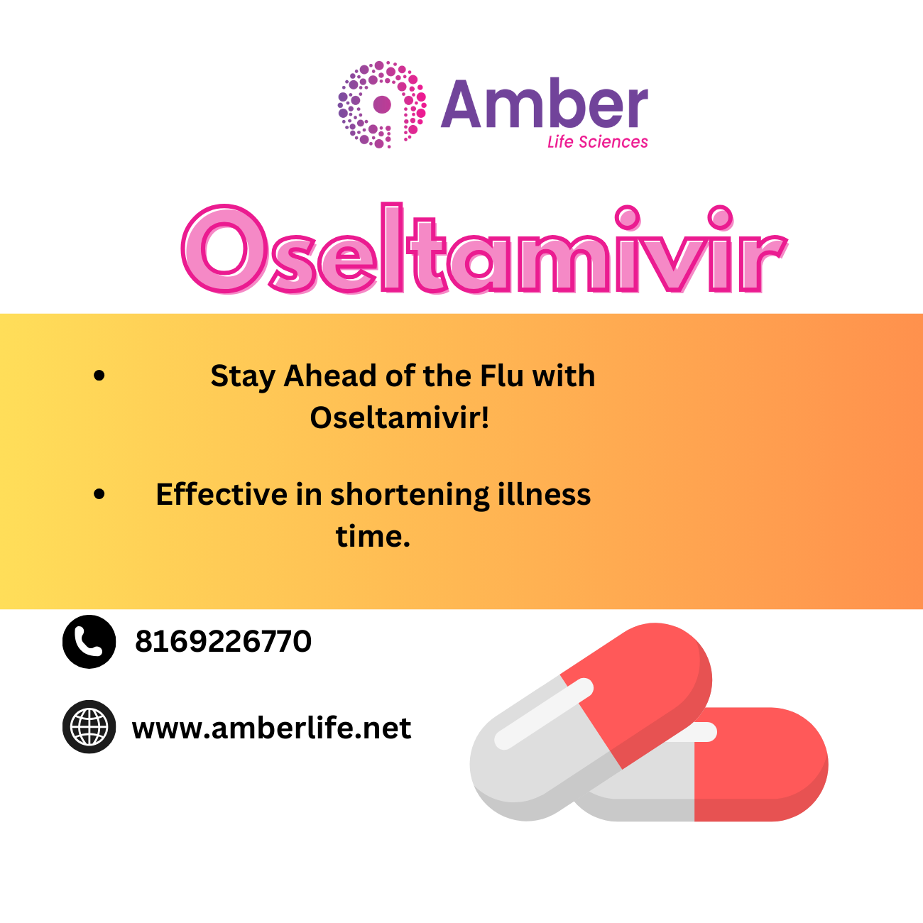 Buy Oseltamivir Medication for Flu Symptoms Treatment