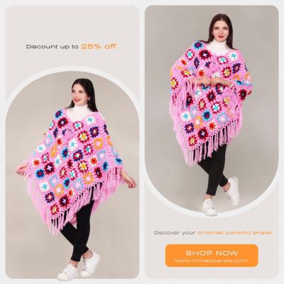 Crochet Ponchos for Women from Mini Apparels Collection