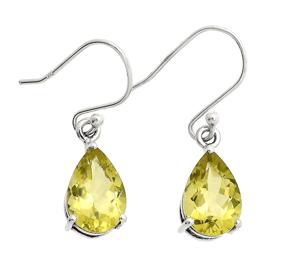 Lemon Quartz Earrings