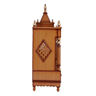 Antarusya Large Floor Rested Pooja Mandir without Door