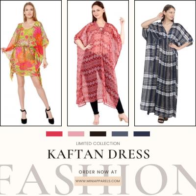 Discover the Comfort of Kaftan Dresses by Mini Apparels