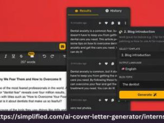 Efficient Online Internship Cover Letter Generator