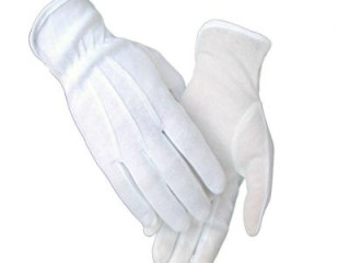 White military gloves