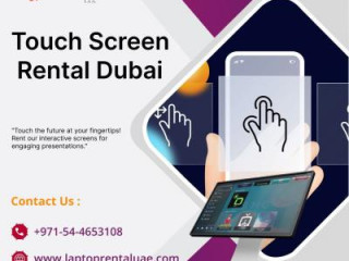 How Touch Screen Rental Dubai Benefits Retail Stores?