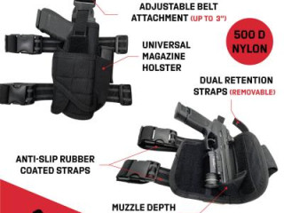 Drop leg holster universal