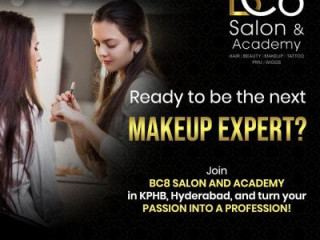 Get trained at the best makeup academy in KPHB | BC8 MAKEUP ACADEMY 