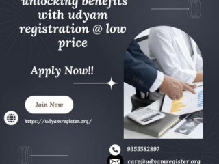  unlocking benefits with udyam registration @ low price