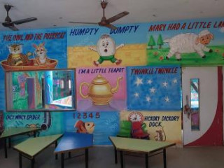 Play School Cartoon Wall Art Painting From Hyderabad