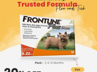 Canadavetcare offers Frontline Plus For Dogs with 20% Off &amp; Free Shipping 