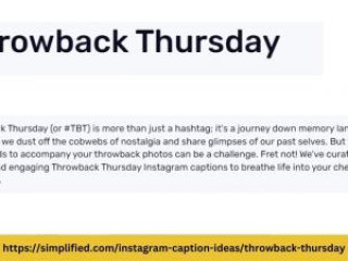 Enhance Your Feed with Free Online Throwback Thursday Instagram Captions