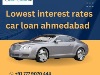 Lowest interest rates car loan ahmedabad