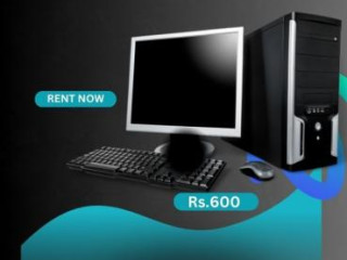 Computer on rent in mumbai Rs. 600/- Only