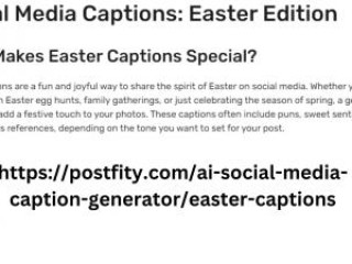 Find Creative Free Online Easter Captions for Social Media