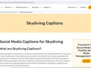 Skydiving Captions That Will Take Your Breath Away