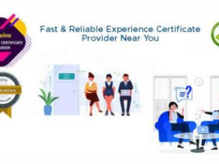 Fast &amp; Reliable Experience Certificate Provider Near You