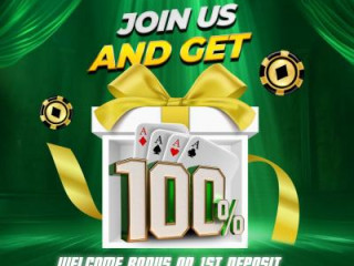 A 100% Welcome Bonus Awaits You!