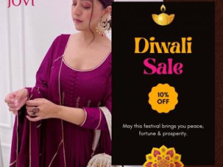 Celebrate in Style: Traditional Diwali Wear for Women 2024 JOVI India