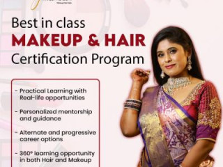 Become a certified makeup artist at RJ MAKEUP ACADEMY | Jubilee Hills | Hyderabad 