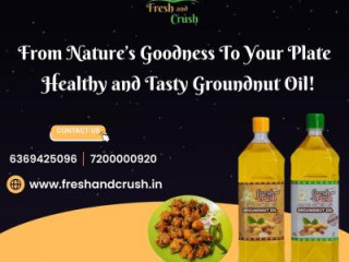 Healthy And Tasty Groundnut Oil