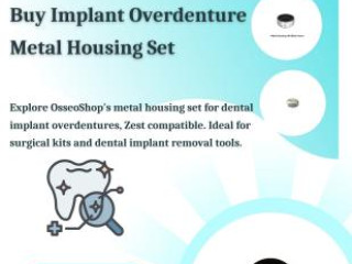 Buy Implant Overdenture Metal Housing Set | OsseoShop