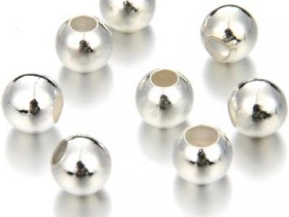 Sterling Silver Alphabet Beads | Silver Spacer Beads-Sunwest Charms