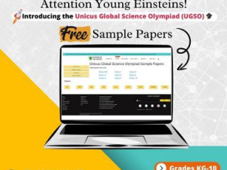 Download the Class 3 Sample Paper for the Unicus Global Science Olympiad