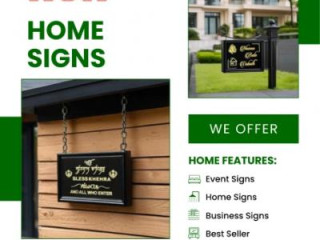 Best home decor signs | Wow Custom Sign