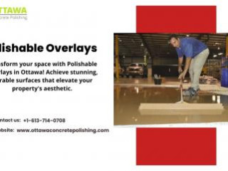 Polishable Overlays | Ottawa Concrete Polishing