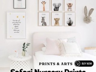 Safari-Themed Nursery Prints – Adventure Awaits!