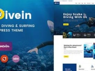 ???? Divein - Scuba Diving &amp; Surfing WordPress Theme ???????