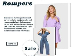 Trendy Plus Size Jumpsuits &amp; Rompers - Kalizeh