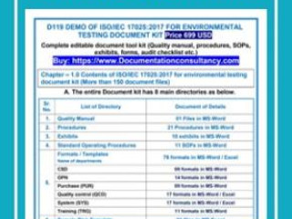 Editable ISO 17025 Documents with Manual, Checklist, Procedures 