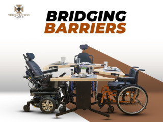 Wheelchair-Compatible Dining Table: Accessible, Wheelchair-Friendly Design